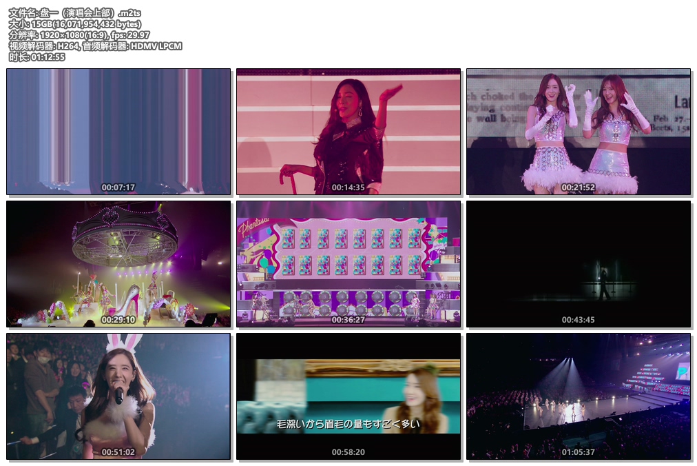 《少女时代 Girls’ Generation 四巡演唱会 Phantasia 日本场》 演唱会 [Remux M2TS 36.3G]