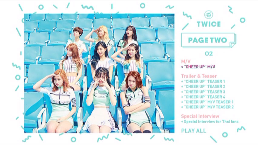 TWICE 《PAGE TWO / TWICEcoaster / Twicetagram / The Story Begins 付属DVD》 2017 演唱会 [5DVD ISO 7.25GB]