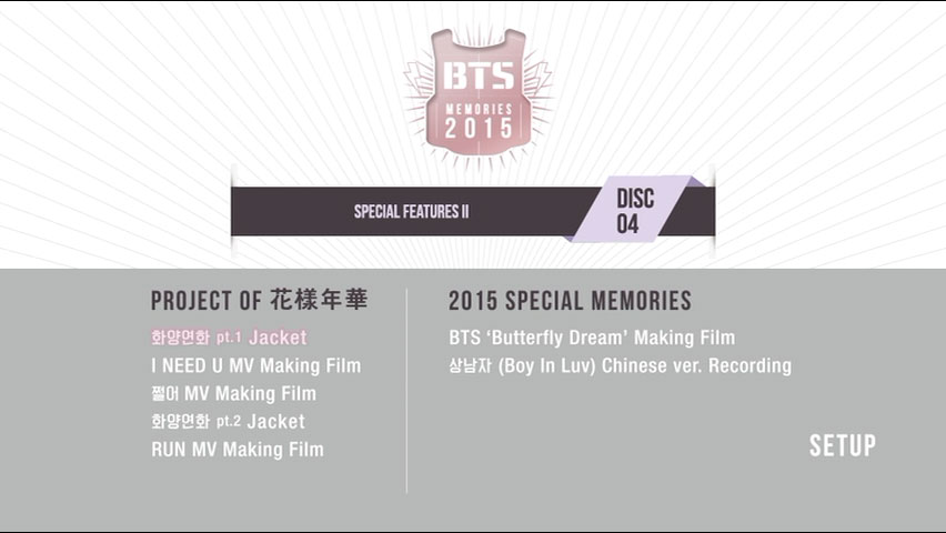 《BTS MEMORIES OF》 2015 演唱会 [4DVD ISO 25.49GB]