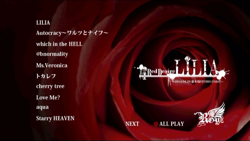 Royz 《Red Desire 『LILIA』 ~.04.29 新木場STUDIO COAST~ 2019》 2014 演唱会 [DVD ISO 6.4GB]