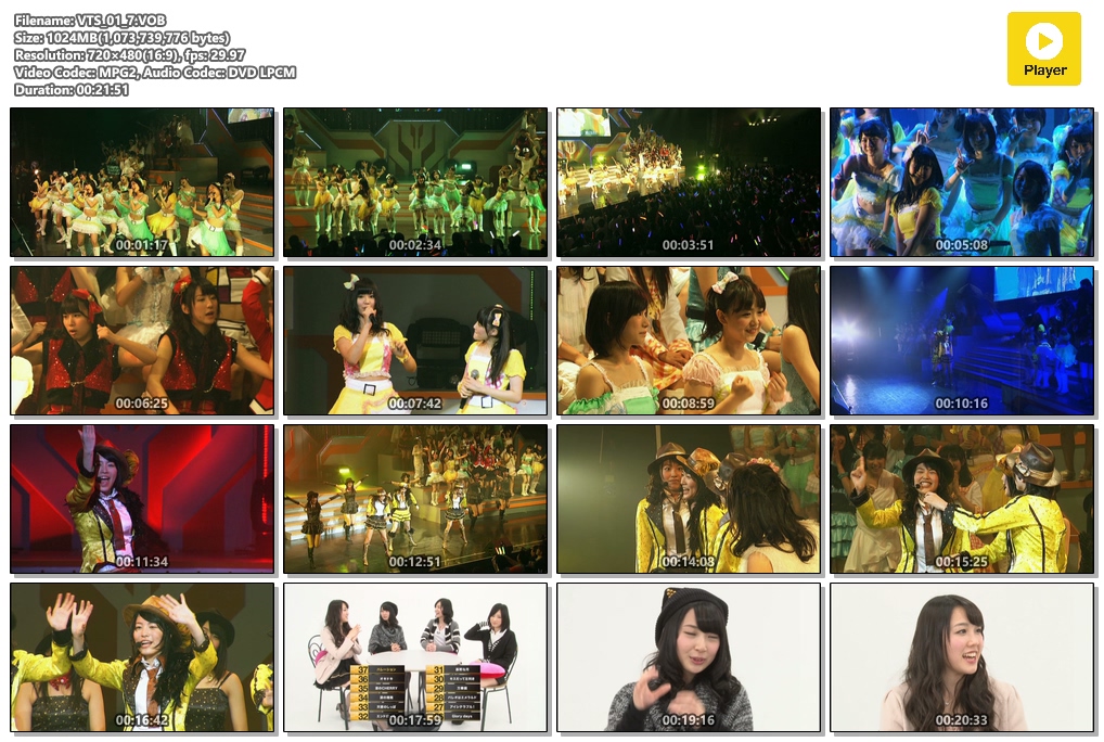 SKE48 重温时间最佳曲目 Best 50 2012 《SKE48 Request Hour Setlist Best 50》 2012 演唱会 [ISO 2DVD 15.5G]