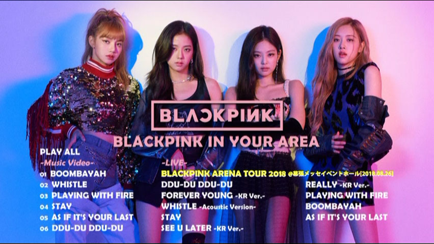 BLACKPINK 《BLACKPINK IN YOUR AREA 付属DVD》 2018 演唱会 [DVD ISO 3.72GB]