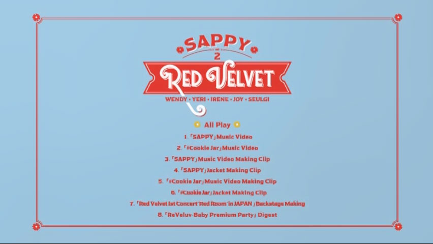레드벨벳 Red Velvet 《SAPPY》 2019 演唱会 [DVD ISO 5.41GB]