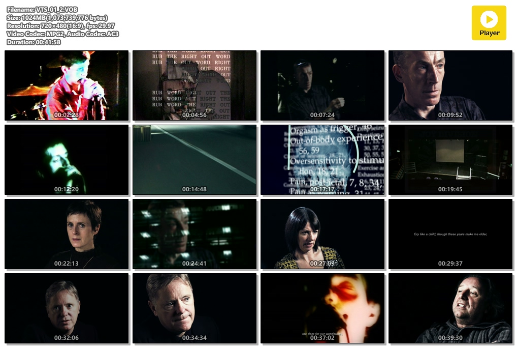 快乐分裂 乐队30周年纪录片 Joy Division 2007 [DVD 《VOB 4.2G》 2007 演唱会 [DVD-VOB 4.2G]