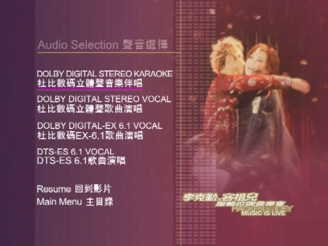 《李克勤 x 容祖儿 压轴拉阔音乐会 卡拉OK》 2004 演唱会 [DVD ISO 7.63GB]