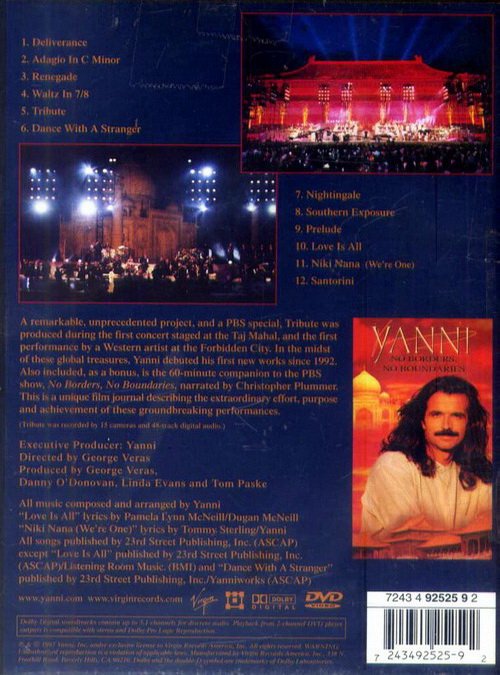 Yanni 雅尼 《雅尼 致敬.紫禁城音乐会 美版》 1997 演唱会 [DVD ISO 7.86GB]