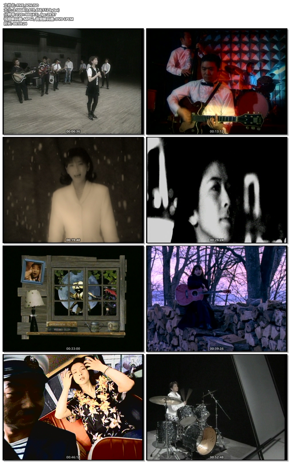 森高千里 Chisato Moritaka 《Five《DVD ISO 3.55G》》 演唱会