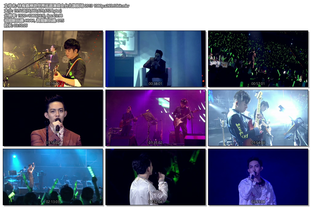 林宥嘉 神游 世界巡迴演唱会 台北小巨蛋旗舰场 2013 x265.10bit编码无损音频 卡拉OK字幕《BDRip MKV 15.5G》